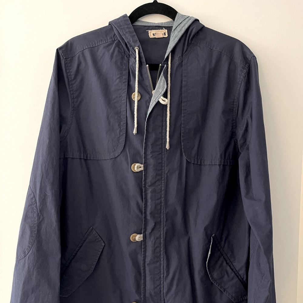 1901 (Nordstrom brand) mens full zip coat size medium M navy